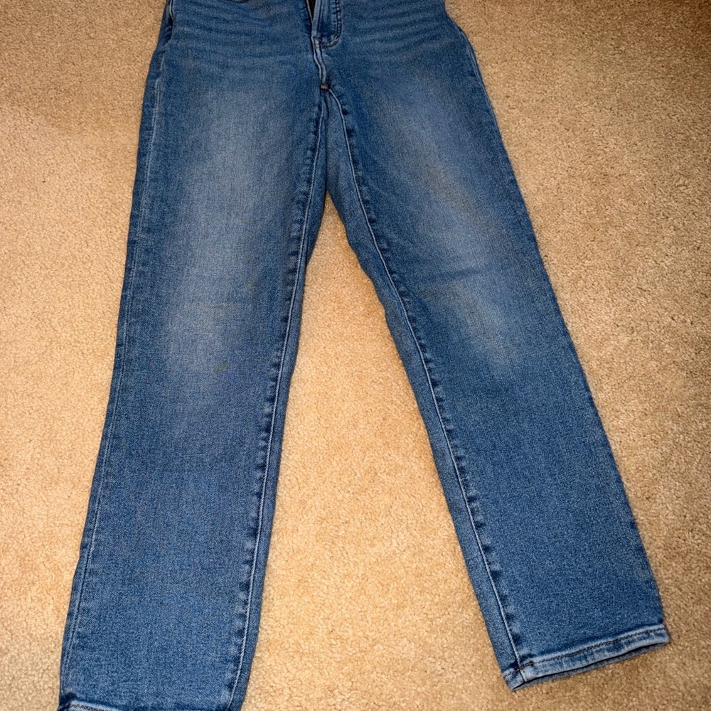 Madewell Women's Straight Leg Blue Jeans